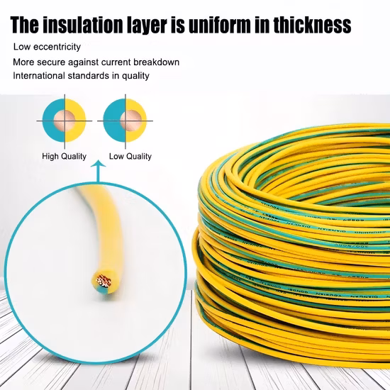 House Wire BV/BVV Copper Conductor PVC Insulation Sheath Electric Wire Cable